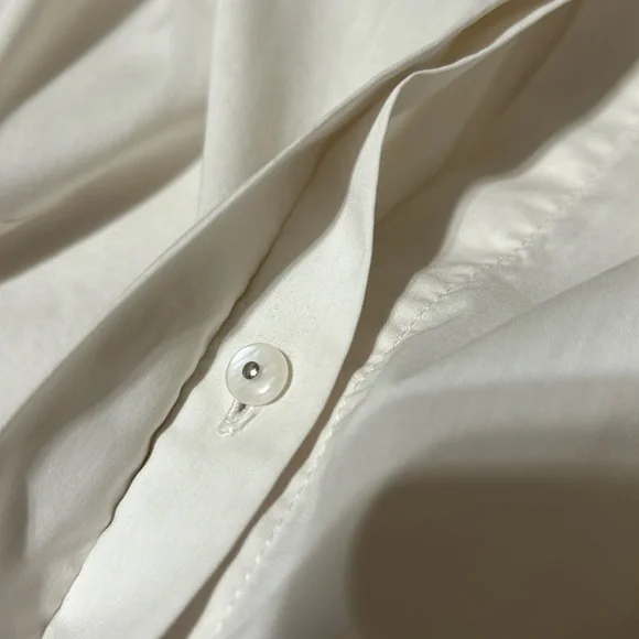 Bcbg MazAxria black and white pleated cuffs long sleeves dress Size 4 - Picture 17 of 17